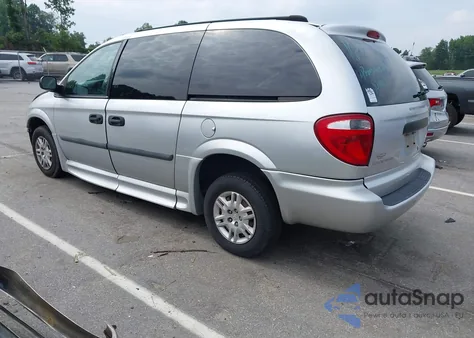 2005 Dodge Grand Caravan Se из США, поврежденный, VIN 1D4GP24R05B283609